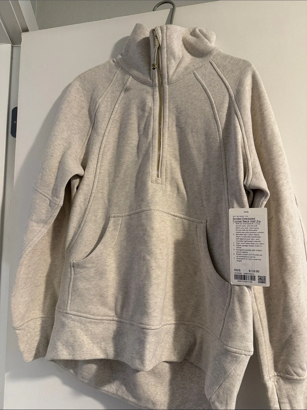 NWT Lululemon oversized scuba